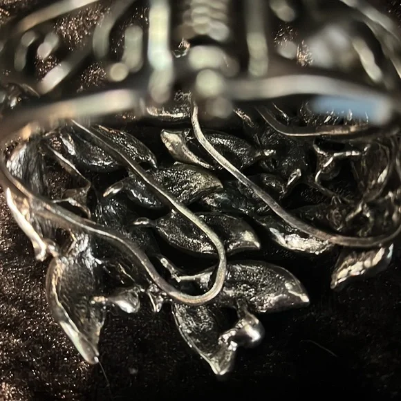 Silver Tone & Rhinestone Bracelet - Picture 2 of 5